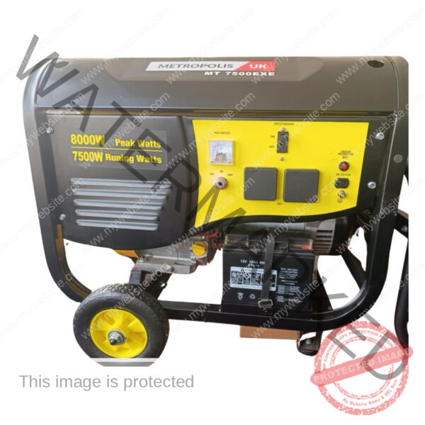 8KVA Metropolis MT7500EXE Generator