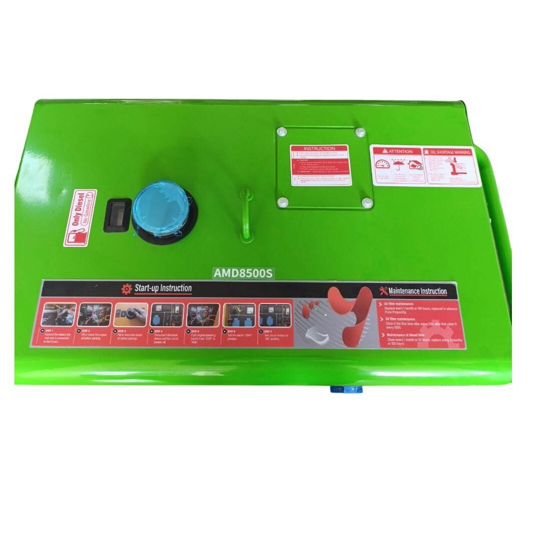 7.5KVA Astramilano AMD8500S Silent Diesel Power Generator - Image 3