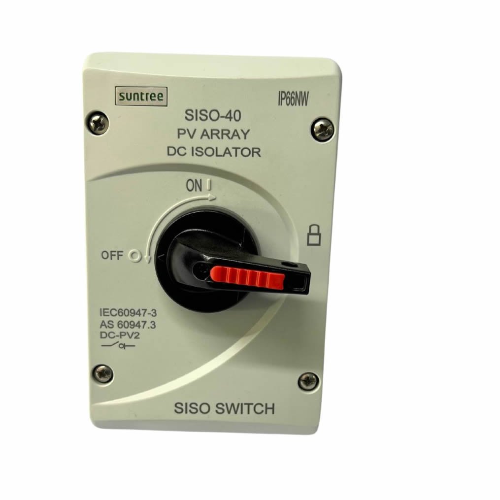 Suntree PV Disconnect 1000VDC, 32 AMPS - Image 3