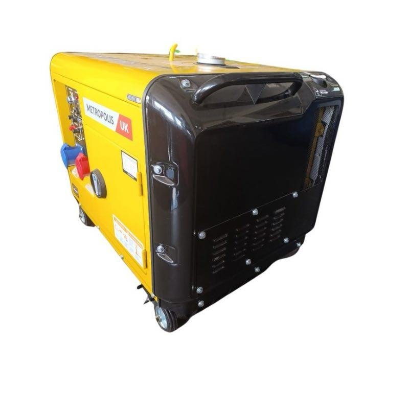 10KVA Metropolis MT9000SNA-D Single/Three Phase Diesel Generator - Image 2